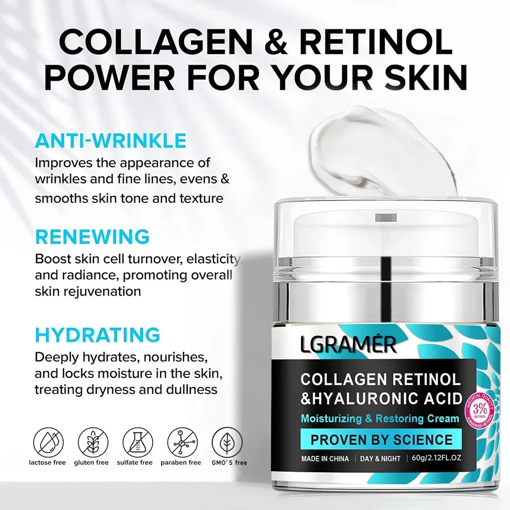 Retinol Lifting Firming Cream Collagen Wrinkle Remover Face Cream