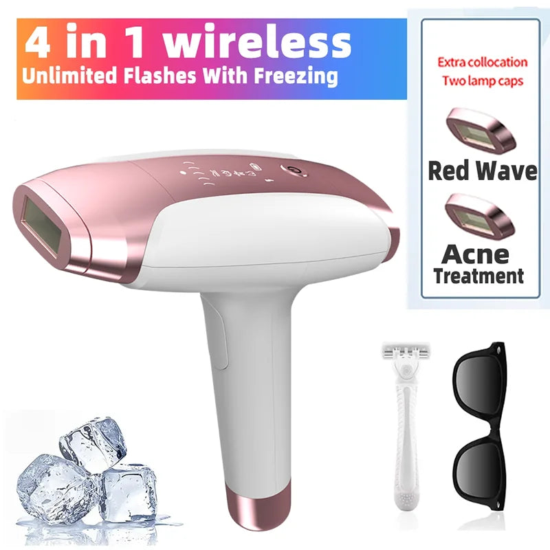 Pulsed light hair remover