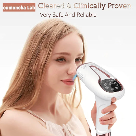 Pulsed light hair remover