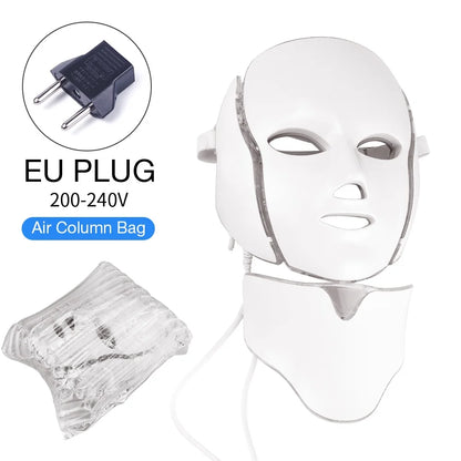 Air Bag-7 Colors Light LED Skin Care Facial Beauty Mask With Neck Skin